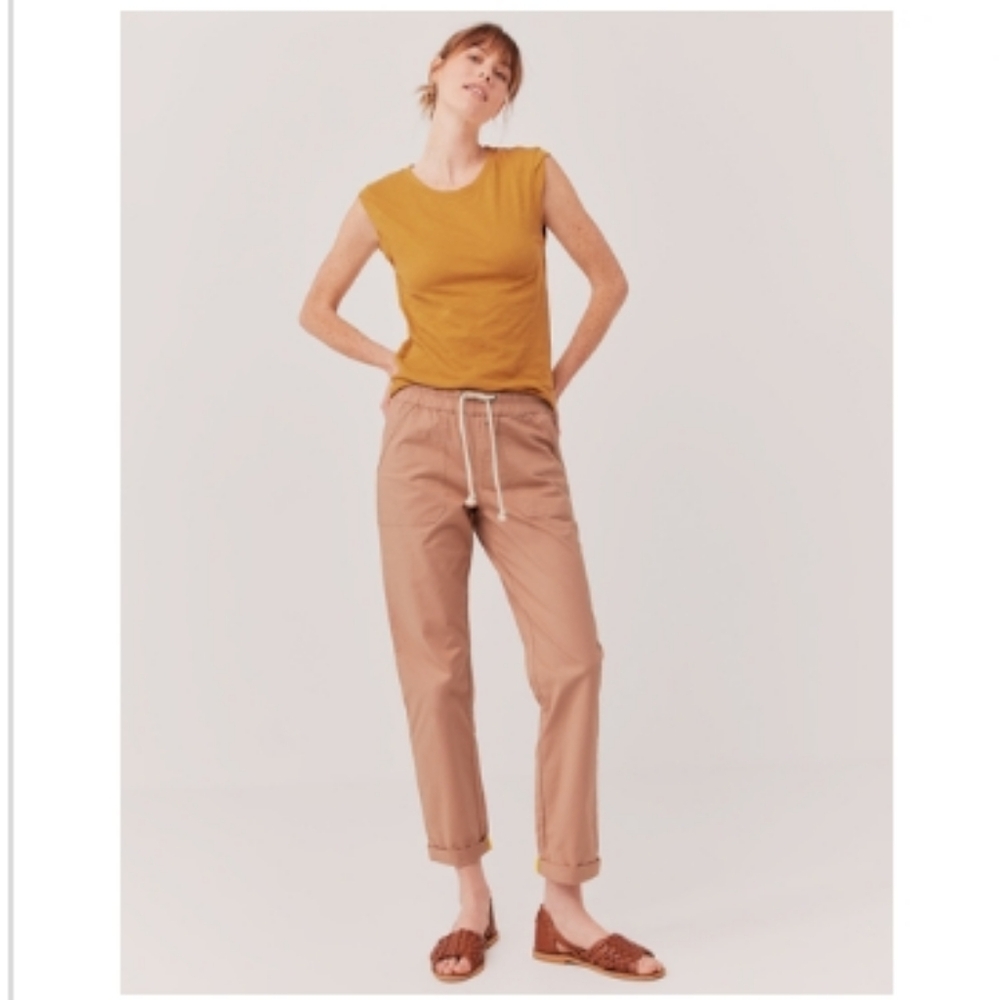 Pact womens twill rollup pant